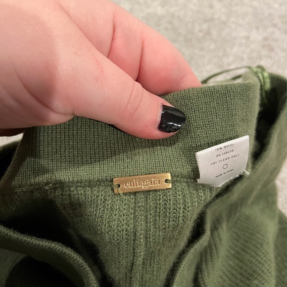Cult Gaia size S small green tea wool cashmere piper knit lounge pant - Picture 6 of 6